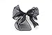 LOVEF 5pcs Women's Solid Colors Rabbit Ear Hair Bow Tie Bands Ponytail Holder Long Scrunchies Hair Accessories