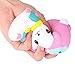 AIKEMI Easter Squishies Cartoon Bear Squishy Slow Rising Scented Squeeze Stress Relief Toys Gifts（purple）