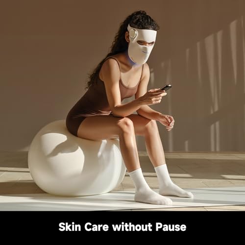 Dreame Chrona Photon Anti-Aging Skincare Mask | 4+1 Synergistic Lights | 10min Session | 3D Ergonomic Fit | Hands-Free Use | Lightweight | Portable | Firming Skin | Clinically Proven
