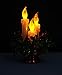 TOUCH DOWN Acrylic Glitter LED Candle Decoration,Battery Operated Flameless Candles for Seasonal & Festival Celebration,1 Pack
