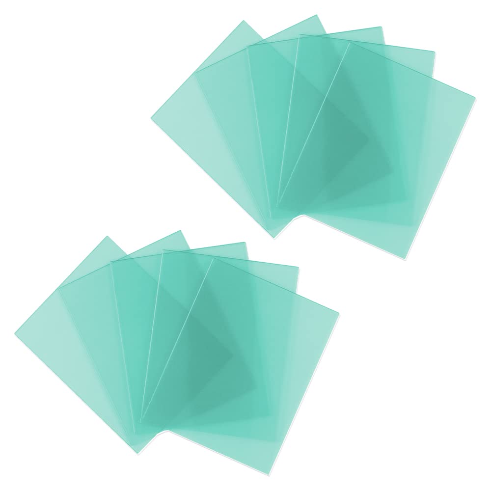 JALUWELD 10PCS Welding Helmet Screen Outer Replacement Lens Outside Lens Filter Covers (116.5x89.5mm)