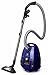 Electrolux EL4012A Silent Performer Bagged Canister Vacuum with 3-in-1 Crevice Tool and HEPA Filter, Blue