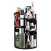 Makeup Organizer, Sexgene 360° Rotating Adjustable Multi-Function Cosmetic Storage Display Box Multilayer Large Capacity, Fits Jewelry, Makeup Brushes, Lipsticks and More, Round (Black)
