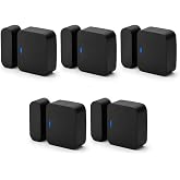Covers Compatible with SimpliSafe Entry Sensors (5-Pack) &ndash; Matte Black &ndash; Fits Gen 2 Sensors &ndash; Clean Low-Profile Look &ndash; Easy Snap-On Installation