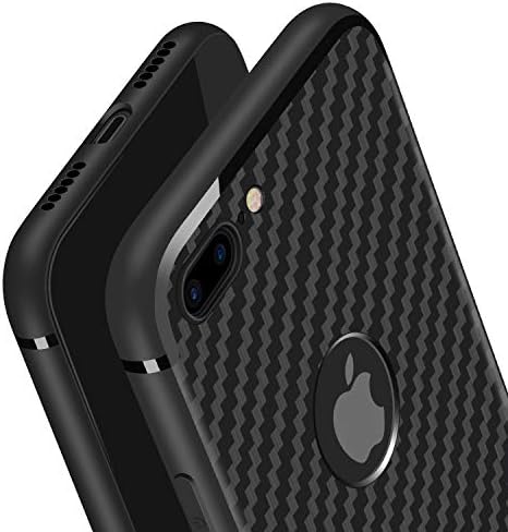 iPhone 8 Plus Case/7 Plus Case,Yonader [Carbon Fiber][Frosted and Anti-Slip] Perfect Slim Fit Ultra Thin Protection Series TPU for Apple iPhone 7 Plus/iPhone 8 Plus