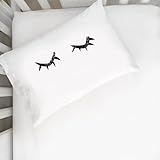 Oh, Susannah Closed Eyelashes Pillowcases - Toddler Pillowcase (1 14 X 20.5 inch) Kids Room Decor for Girls Cute Pillowcase Kindergarten Gifts Toddler Pillowcase