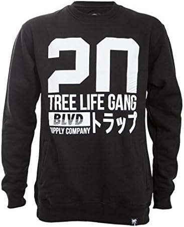 BLVD Supply Men's Trap Gang Crew Long Sleeves Sweatshirt
