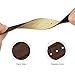 TStrap Genuine Leather Watch Bands 22mm Brown Leather Watch Strap with Rose Gold Pin Buckle for Men Women
