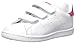 adidas Originals Kids Stan Smith Sneaker, White/White/Bold Pink, 6 US Unisex Toddler