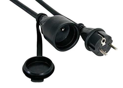 RUBBER EXTENSION 25M - 3G2.5, Schwarz