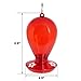 Twinkle Star Wild Bird Feeder Hanging for Garden Yard Outside Decoration, Panorama Gazebo Birdfeeder, Lighthouse Shaped (Red)