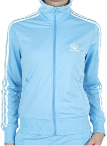 giacca adidas azzurra e bianca