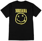 T-Shirt - Nirvana - Smile, Black, Med