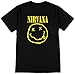 T-Shirt - Nirvana - Smile, Black, Med