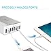 USB Wall Charger INNORI 8 USB Ports Charger 5V/60W Charging Station with IC System for Charging Various Devices Simultaneously,White