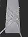 WDING Long Fingerless Rhinestone Beaded Lace Bridal Gloves for Formal Wedding Prom Party (White)
