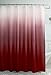 Creative Home Ideas – Ombre Shower Curtain Set | Textured Design | Includes 12 Rust-Resistant Easy Glide Metal Rings | Modern Bathroom Décor | Measures 70” x 72” | Light Burgundy Red