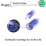A6 Dr.Pen Replacement Parts 10 Pcs Cartridges Needles (42 Bayonet Slot)