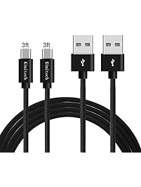 Kimitech USB C Cable Nylon Braided, 2pcs 6.6ft Fast Charging Charger for Nexus 5X 6P, OnePlus 2/3T, Nokia N1, Xiaomi 4C, Zuk Z1, Lumia 950, tablet,etc