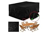 femor Rectangular Patio Furniture Cover Table and Chair Set Cover Waterproof for Outdoor Garden Furniture Care,Large(98" L x79 W x 31.5" H)