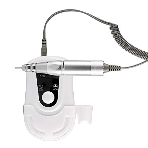 ZYFWBDZ Electric Nail Drill Manicure 30000 Rotary Drills Nail Handle Manicure Pedicure Machine for Acrylic Gel Nail,White