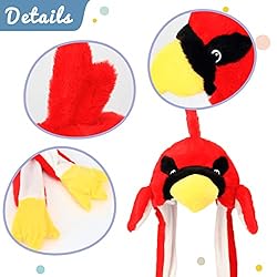 Hopearl Cardinal Hat with Ears Moving Jumping Pop