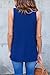 Laucote Womens Sexy Choker Sleeveless Casual Blouse Keyhole High Neck Tank Tops