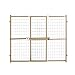 Toddleroo by North States - Quick-Fit Extra-Wide Wire Mesh Wooden Baby Gate: Pressure Mounted Baby Gate for Doorways - Adjustable 29.5 to 50 Inches Wide - 31 Inches Tall