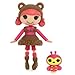Lalaloopsy Mini Teddy Honey Pots Doll, Lady Writes A Poem & Carrying Case Box. Perfect Valentines Easter Gift (3 Items)