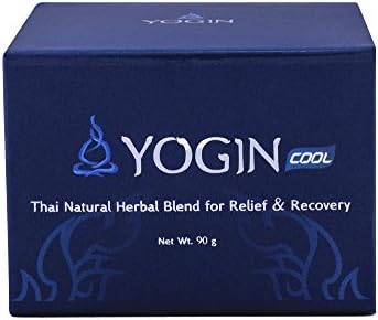 YOGIN Natural Herbal Cool Therapy Pain Relief Cream (VALUE SIZE 3.17 Oz): For Arthritis, Neuropathy, Fibromyalgia, Carpal Tunnel, Gout, Muscle, Joint, Tendon Pain, and Inflammation (Large, Blue)