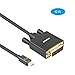 BENFEI Mini DisplayPort to DVI Cable, Mini DisplayPort to DVI 10 Feet Cable (Thunderbolt 2 Compatible) with MacBook Air/Pro, Surface Pro/Dock, Monitor, Projector