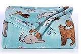 The Big One Supersoft Plush Throw (Cat Print)