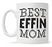 Best Mom Coffee Mug, Fun Cup for Mother, Gift from Son Daughter Kids Children Husband (11oz)