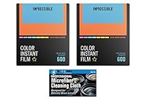 Impossible PRD4522 Color Glossy Film for Polaroid 600 Cameras - Color Frame - 2 Pack