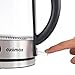 Cusimax Electric Kettle, 1.7L Tea Kettle, 1500W Illuminating Water Kettle Stainless Steel with Auto Shut-Off and Boil-Dry Protection CMWKN-150