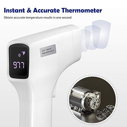 Forehead Thermometer, No Contact Digital Thermometer for Fever with