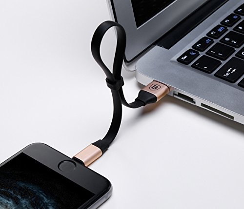 2 in 1 Lightning Cable Micro USB Dual Charging Cable 0.75feet Doubled-side Cable Charging Data Transmission Cord Reversible Cable for iPhone 8 /7 Plus iOS & Android - Black - Thumbnail 5