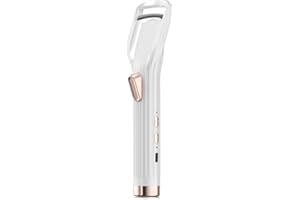 ACAVADO Heated Eyelash Curler Premium PRO - Fast Heat up in 8s - 24 Hours Long Lasting - Rechargeable Electric Eyelash Curler with Type-C, 2 Heat Modes, Anti-Burn Eyelid, Gift for Women Girls, White-AB