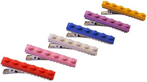 6 LEGO Hair Clips