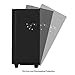 RICHFLAME Olivia 1500W Portable Electric Fireplace Heater Stove 12 inch, Black
