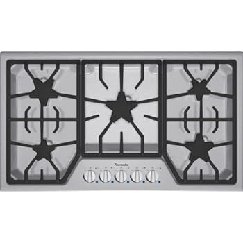 Amazon Com Thermador Sgs365fs 36 Gas Cooktop With 5 Star