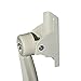 Monitor Rotary Bracket,Auto Safety Alloy Waterproof Universal Indoor Outdoor Wall Ceiling Mount CCTV Security Camera type housing Mounting Bracket surveillance tripod gimbal Part Of Two (White)