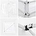 Yescom 10' x 10' EZ Pop Up Canopy Top Replacement Instant Patio Pavilion Gazebo Sunshade Tent Oxford Cover White