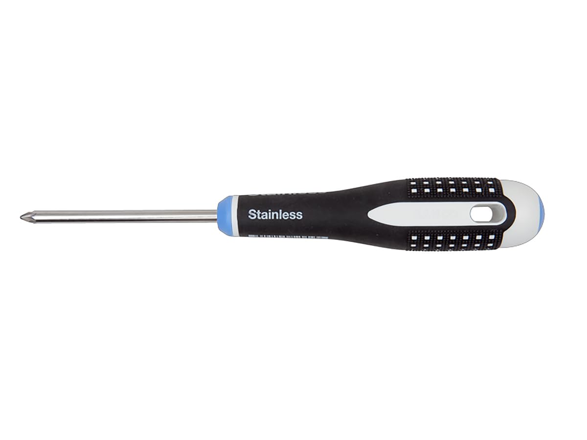 Bahco BE-8823I "Ergo" Pz3 Stainless Steel Screwdriver, Multi-Colour, 150 mm