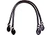 Wento Pair 23.6 Inches Purses Straps,cowhide Leather Purse Handles,genuine Leather Handles,cowhide Leather Purses Straps,soft Cow Leather Straps,purse Making Supplies (Dark Brown) …