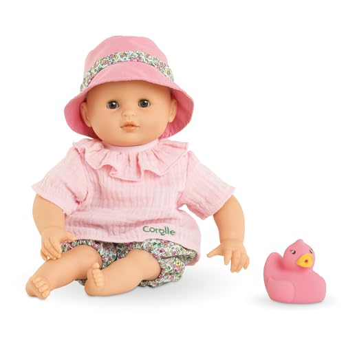 Corolle Premier Poupon Coralie Baby Doll with Accessories and Soft Body for Kids 3 Years and Up Interactive Toy