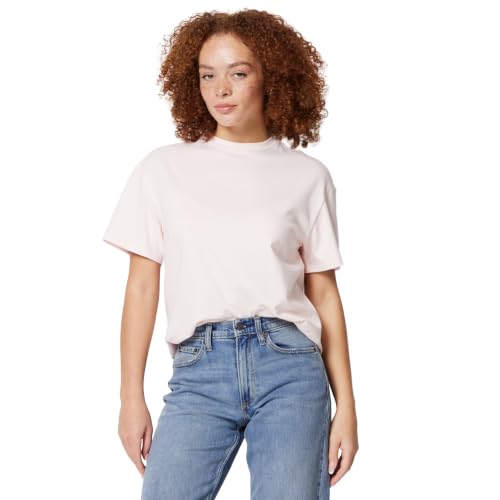 Amazon Essentials Women's Loose Fit Round Neck Short Sleeve Shirt