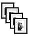 Philip Whitney 8x10 Picture Frame Set - Display Photos 5x7 with Mat Or 8x10 Without Mat - Set of 4