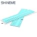 ShineMe Drawer Dividers 8pcs Adjustable Plastic Divider Household Storage Thickening Sub-Grid Finishing Shelves for Home Tidy Closet Stationary Makeup Socks Underwear Scarves Organizer (Blue)