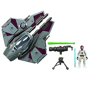 Star-Wars-Mission-Fleet-Stellar-Class-Obi-Wan-Kenobi-Jedi-Starfighter-25-Inch-Scale-Figure-and-Vehicle-Ages-4-and-Up Star Wars Mission Fleet Stellar Class Obi-Wan Kenobi Jedi Starfighter 2.5-Inch-Scale Figure and Vehicle, Ages 4 and Up